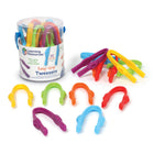 Learning Resources Easy Grip Preschool Tweezers - Pack of 12-Fine Motor Fun: Kids build essential fine motor skills including pincer grasp, hand strength, and coordination when they play with these kid-friendly preschool learning toys!