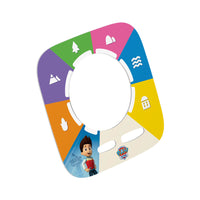 tonies Tonieplay Paw Patrol: Adventure Bay Rescue Heroes Game - French-How It Works: Pick a Tonieplay game, Place the Tonieplay disc on top of the Toniebox 2 and squeeze an ear to turn on, Add the Tonieplay Controller to the middle of the light ring, Press the “Play” button on the controller and get ready!