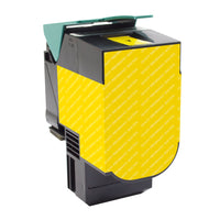 CIG Lexmark C540H2YG/C540H1YG Remanufactured Toner Cartridge - High Yield - Yellow-Yellow