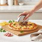Minimal Stainless Steel Pizza Cutter-Sleek design for comfortable handling