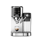 Salton Barista+ 3-in-1 Espresso, Cappuccino & Latte Machine with Milk Removable Container-Dual Heaters and Pumps: Enjoy unmatched brewing and frothing flexibility with two heaters and two pumps, allowing you to prepare espresso and froth milk simultaneously for the perfect cup every time