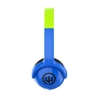 Wicked Audio Tricky Tike Kid Safe BT Headphone Rated at 85 dB - Hero Blue-Kid safe, kid sized