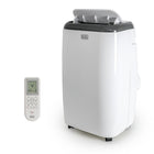 BLACK+DECKER 5,000 BTU SACC/CEC Portable Air Conditioner-QUIET & POWERFUL: Our 5,000 BTU SACC/CEC (8,000 BTU ASHRAE) compact air conditioner (17.32 x 13.2 x 27.2 inches and 51.1 lbs.) will keep you cool and comfortable all summer. An adjustable fan speed, with up and down auto air swing, cools the air to 61 degrees Fahrenheit at the coolest setting. Sleep mode makes it extra quiet while you rest, 52dB on highest setting. Controller type: Remote Control