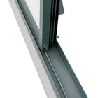 Outsunny - Serre en polycarbonate 6 pi x 12 pi x 6,5 pi, transparente- Porte coulissante pour un accès facile  
