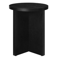 Modway - Silas Manche Table d’appoint en bois - Noir-Table d’appoint ronde moderne