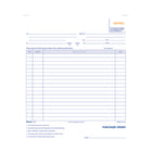 Blueline − Carnet de bons de commande DC63 en anglais − 50 en trois exemplaires-50 en trois exemplaires