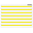 Ashley Productions - ASH97012 Smart Poly PosterMat Pals Économiseurs d'espace - 13" x 9-1/2" - 3/4" Surligné en jaune pour l'écriture manuscrite - Lot de 10-Utilisez avec des marqueurs effaçables à sec ou à base d'eau et des crayons lavables. Surface inscriptible/effaçable.