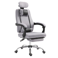 Vinsetto Ergonomic Executive Gaming Office Chair with Lumbar Support - Grey-Designed with an ergonomic construction for maximum comfort