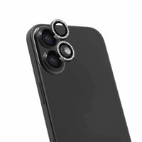 Blu Element Diamond 1 by 1 Lens Protector for iPhone 17 Black-Bling Diamond Finish - Sparkling rhinestones reflect light beautifully, making your phone an ultimate eye-catcher