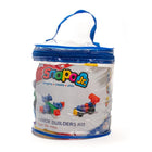 Snapo Jr. Building Blocks Beginner Builder's Kit - 60 Pieces-Snapo blocks feature our patented snap technology. Snapo blocks connect on all 6 sides, slide vertically and can rotate!