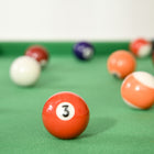 Soozier - Table De Billard Mini Pliant 38 Po- Jeu De Billard De Table Avec Queues-Surface en molleton de polyester pour un roulement fluide 