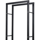 HOMCOM Firewood Rack Fireplace Log Holder - 15.7" W x 9.8" D x 59.1" L-Suitable for both indoor and outdoor use
