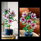 LEGO Botanicals Hibiscus Flower Building Set-LEGO decor - The brick-built flower comes with a dark blue pot, so you can display your hibiscus proudly as plant decor once you’ve finished building it