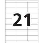 Avery White Copier Address Labels, 2-13/16" x 1-1/2", 2100 Pack (45008)-2-13/16" x 1-1/2", White