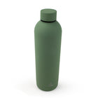Sully - Bouteille en acier inoxydable - 750 ml - Vert-Revêtement caoutchouté doux au toucher