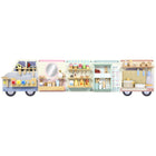 Qaba Truck Activity Wall Busy Board with 5 Activities - Multicoloured-Features a 64.5" (163.8 cm) width, offering plenty of room for collaborative play 