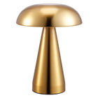 Xtricity - Lampe de table tactile portable LED Cremini en métal - Or-Construction entièrement en métal pour une grande durabilité et un fini haut de gamme