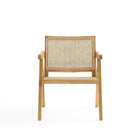 Manhattan Comfort Hamlet 22.64" Industry Chic Accent Chair - Nature - 2 Pack-Seat Height Measures: 14.57 in. With Weight Capacity of 275 Lbs