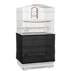 PawHut - Cage à oiseaux 36 po H avec poignée et housse en maille - blanc-Enclos pour oiseaux offrant un espace ample pour les petits oiseaux tels que les pinsons et les perruches 