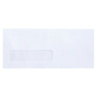 Staples − Enveloppes à fenêtre − certifiées FSC − no 10 − ouverture latérale − 24  lb en vélin blanc − 4 1/8 po x 9 1/2 po − paquet de 500-Enveloppes avec fênetre no 10