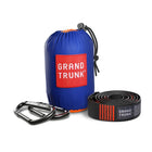 Grand Trunk Double Deluxe Hammock with Straps - Blue/Orange-Includes 2 nautical-grade carabiners