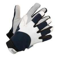 Forcefield Delta Force Winter Performance Glove - Medium - White/Blue/Black-General purpose, leather, polyester, polyolefin