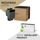 Ecotone - 70C1HK0 Remanufacturés Toner Cartridge - Noir-Couleur : Noir