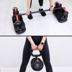 MotionGrey - Haltères ajustables 5 à 52,5 lb - Système 3-en-1 (haltère, barre et kettlebell) avec 15 niveaux de poids réglables et poignée haute résistance-5
