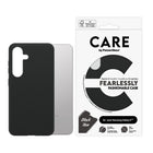 PanzerGlass CARE Fashionable Case for Samsung Galaxy S25 - Black - QI Compatible -Slim design and smooth grip
