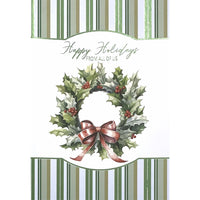 Mill Brook Studio Christmas Greeting Cards/Envelopes - 5-3/8" x 7-3/4" - Happy Holidays - 18 Pack-Premium quality greeting cards