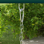 Outsunny - Ensemble de balançoire 4 en 1 pour jardin extérieur - jaune-Inclut des piquets de sol pour le fixer au sol 
