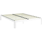 Modway Corinne Full Bed Frame - White-Modern Platform Bed Frame