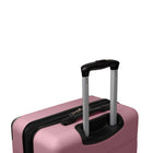 Bugatti Monaco 26.5" Hardside Medium Check-in Luggage - Vegan Leather Trim -  Pink-Zipper-release expansion system for 20%
more packing space (on medium and large
luggage)
