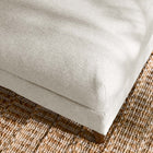 Modway Zoya Down Filled Overstuffed Ottoman - Ivory-Pocket Springs