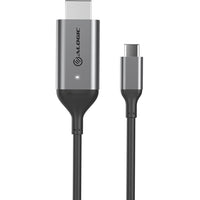 ALOGIC Ultra USB-C to 4K HDMI Cable - 2m - Space Grey-Plug & Play - Ultra HD 4K Resolution - The Ultra USB-C (Male) to HDMI (Male) cable is a plug and play solution without the need of installing any drivers or software. The cable can support up to Ultra HD 4K (3840 x 2160) resolution @ 60Hz.