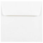 JAM Paper Enveloppes d'invitation carrées doublées d'aluminium - 6 x 6 po - blanc avec feuille d'or - paquet de 50-Taille : carré (6 x 6 pouces), Excellent moyen de rendre vos occasions encore plus spéciales