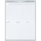 Hilroy - Cahier Travel – 10 1/2 po H x 8 po l – 160 pages – Bleu-Taille : 26, 7 cm x 20,3 cm (10 1/2 po x 8 po) 
