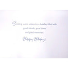 Mill Brook Studio Christmas Greeting Cards/Envelopes - 5-3/8" x 7-3/4" - Season's Greetings: Silver Reindeer - 18 Pack-Printed on premium uncoated paper