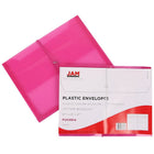 JAM Paper Plastic Envelopes with 2.63 Expansion, Elastic Closure, Letter Booklet, 9.75x13, Fuchsia Pink, 12 Pack (218E25fug)-4