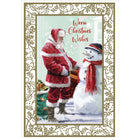 Mill Brook Studio Christmas Greeting Cards/Envelopes - 5-3/8" x 7-3/4" - Santa - 18 Pack-Premium quality greeting cards