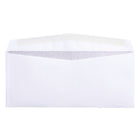 SupremeX Security Commercial Envelopes - Tinted Grey Lining - #10 - 24 lb. - 4-1/8" x 9-1/2" - White - Box of 500-White Wove
