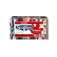 Scotties Facial Tissue - 100 Sheet per Pack - 18 Pack-Hypoallergenic and dermatologist approved