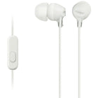 Sony MDREX15APW Headphone for Smartphone, White-Integrated microphone and smartphone playback control