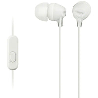 Sony MDREX15APW Headphone for Smartphone, White-Integrated microphone and smartphone playback control