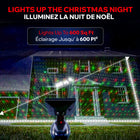  Bell+Howell Startastic Outdoor Solar LED Light Projector with Remote Control - Black-Remote controlled: control modes from anywhere with the remote and change effects with a simple button press