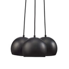 Modway Chalice 3-Light Metal Pendant - Black-LED Compatible, Assembly Required
