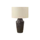 Monarch Specialties 28" H Transitional Table Lamp - Black Ceramic / Beige Shade-This elegant 28"h table lamp features a high quality black ceramic base with handles on top of the textured, aged finish, making it a stylish and fashionable accent for your living room, bedroom, or home office decor