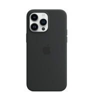 Apple iPhone 14 Pro Max Silicone Case Magsafe - Midnight Black - MPTP3ZM/A-For use with iPhone 14 Pro Max
