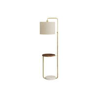 Monarch Specialties 67" H Contemporary Floor Lamp - Brass Metal / Beige Shade-Bring decorative style and function to your space with this on-trend contemporary 67"h floor lamp with an adjustable arm height in a sleek brass metal with a beige poly resin textured finish base, and topped with a modern beige linen fabric shade