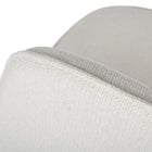 Homy Casa - Chaise de salle à manger rembourrée Charlton - Tissu Beige Ivoire avec pieds en métal noir - Paquet de 4-Construction Durable : Matériaux de haute qualité garantissant une utilisation longue durée et résistance à l'usure quotidienne.